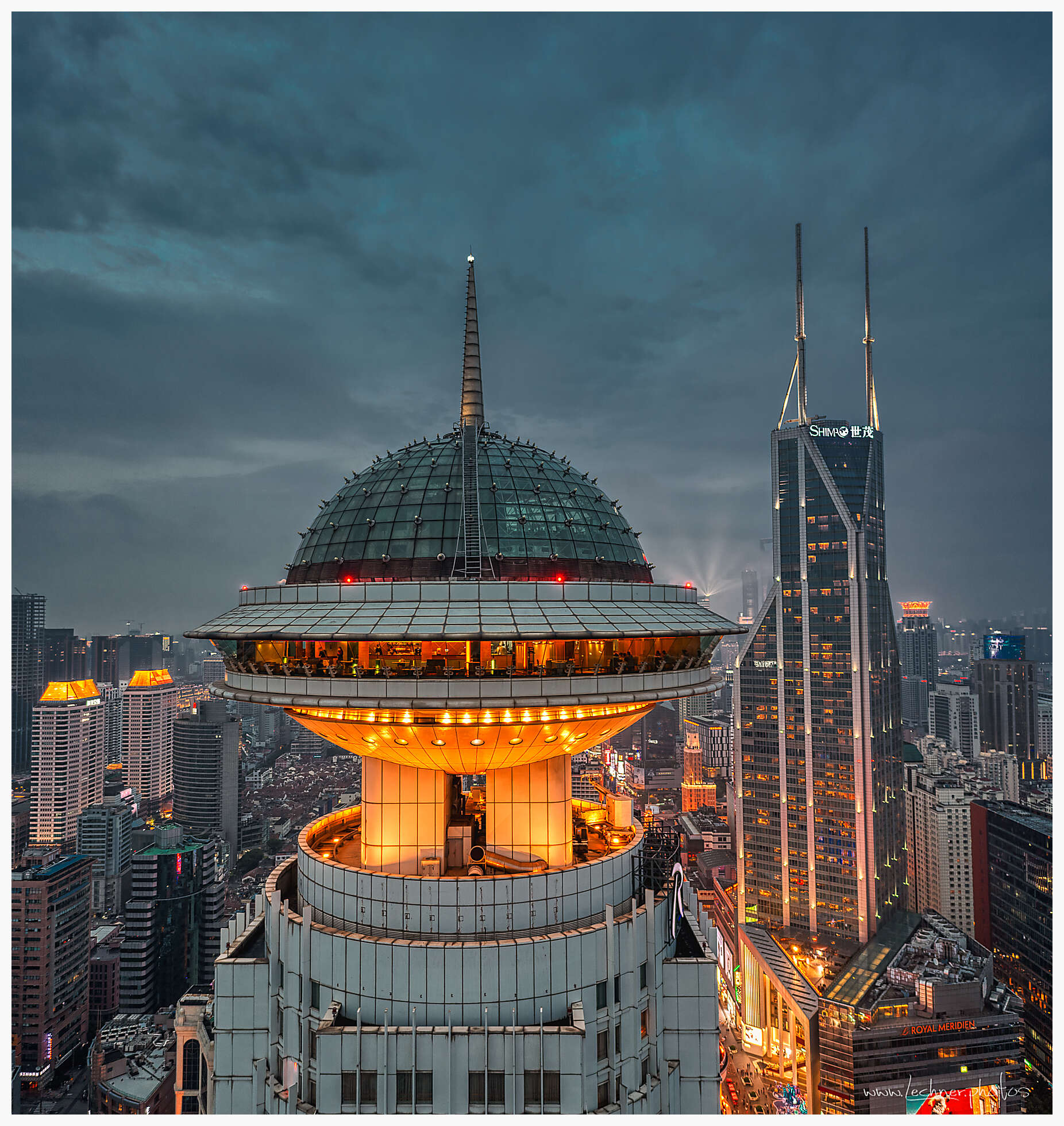 Radisson Blu after sunset