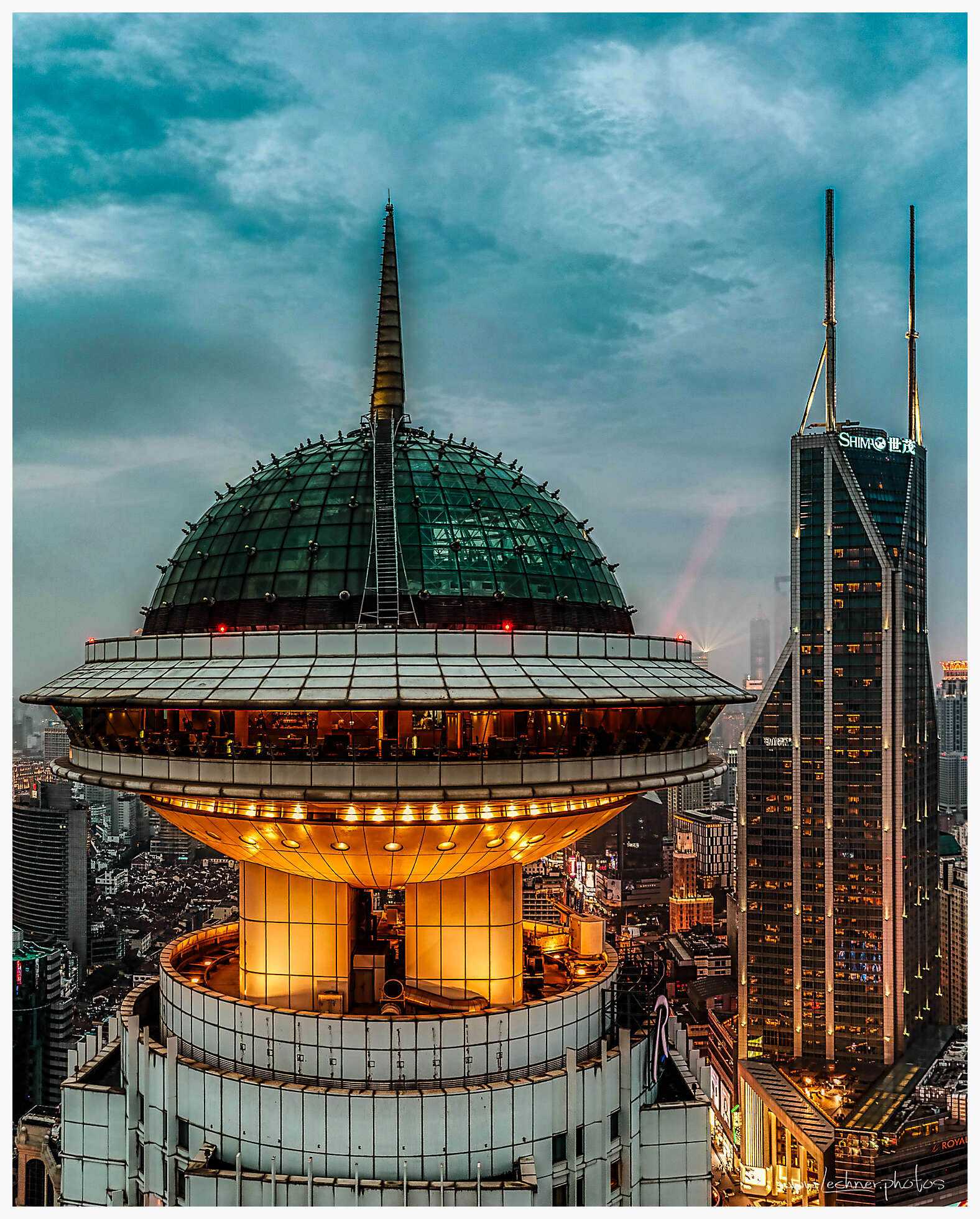 Radisson Blu Hotel before sunset