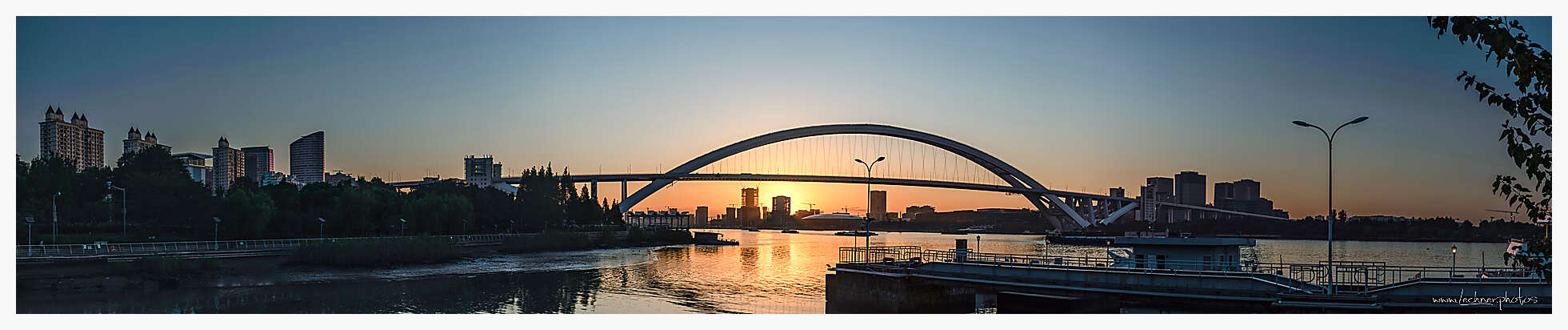 Lupu Bridge sunrise