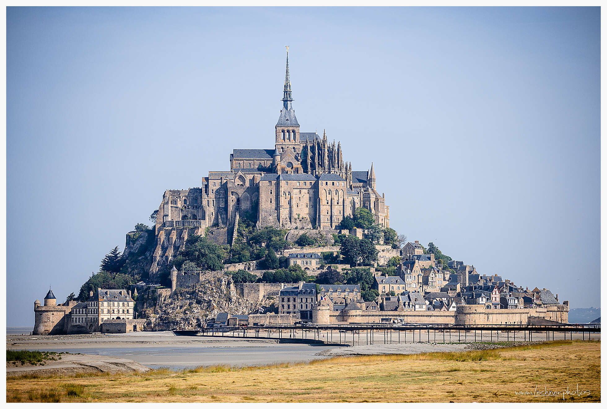 Brigt day at Mont Saint Michel