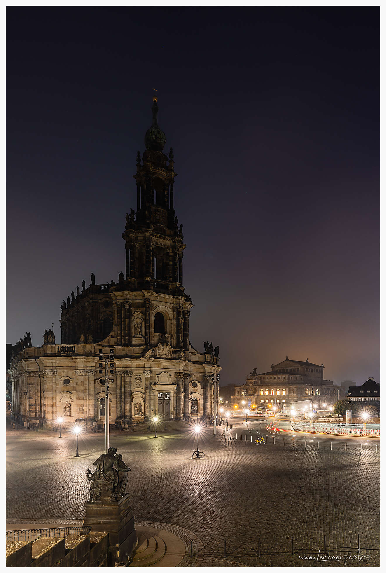 Dresden at night