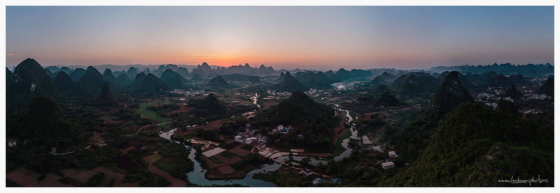 20210429 pano sunset wuzhi hill drone