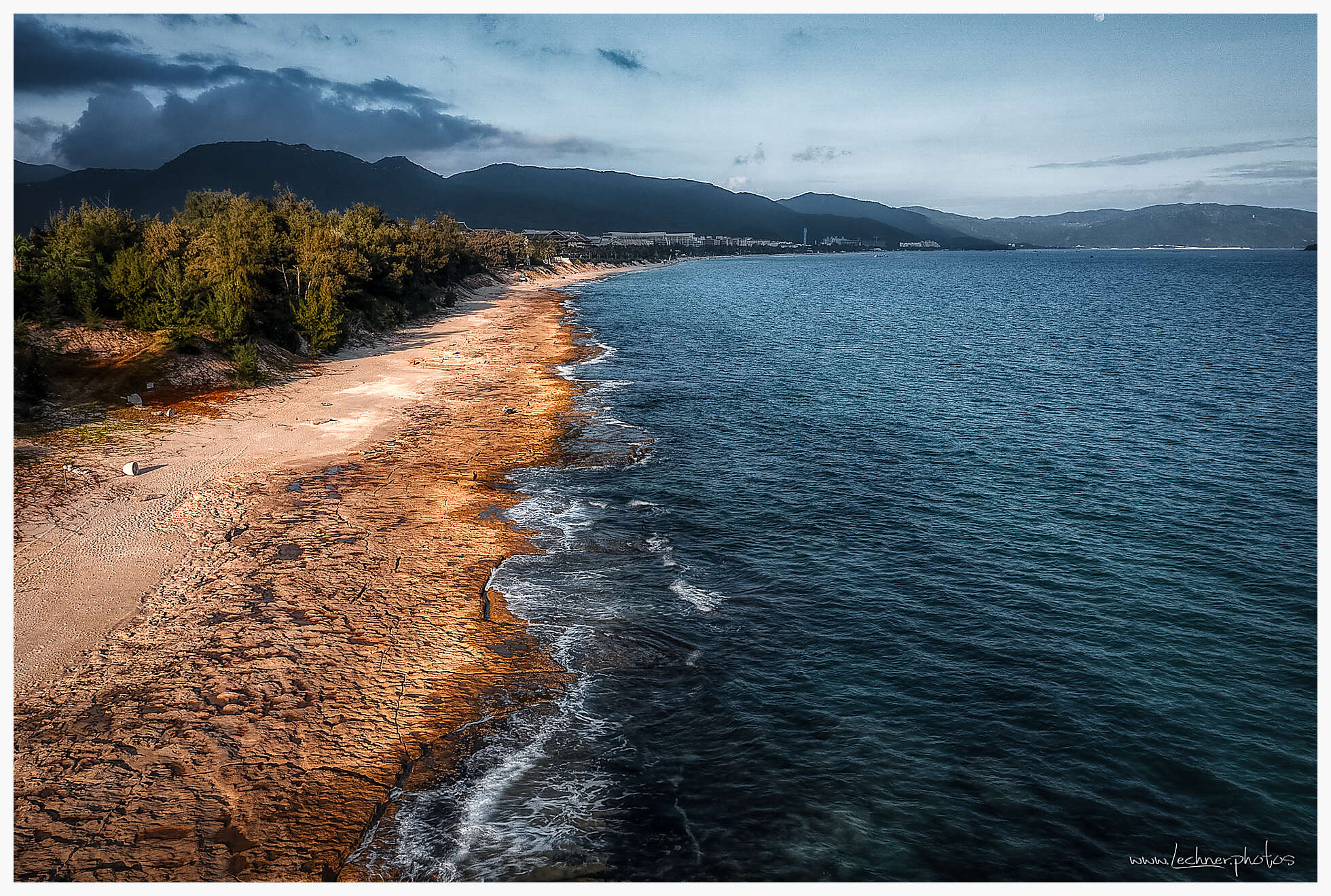 Evening Sun at Yalong Bay, Hainan