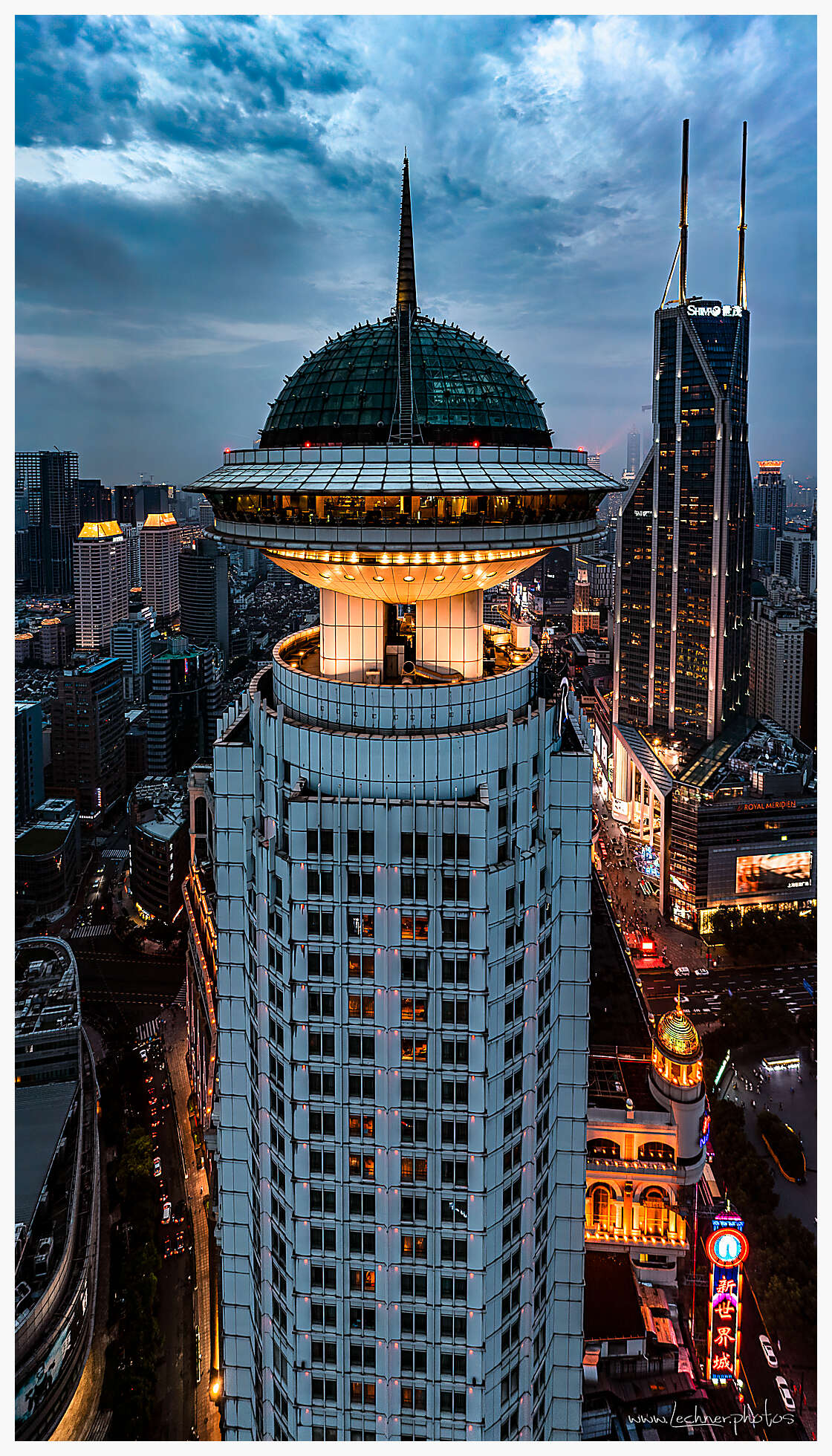 Radisson Blu before sunset