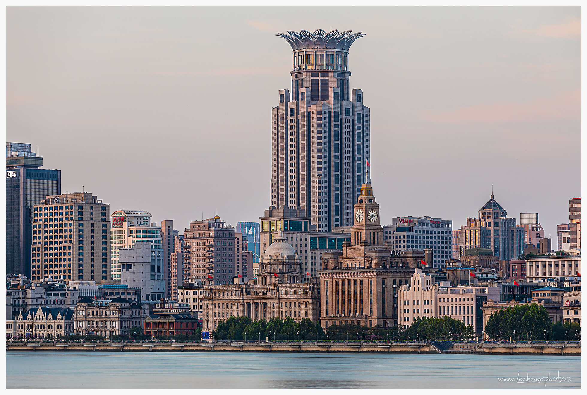 Bund Center at dawn