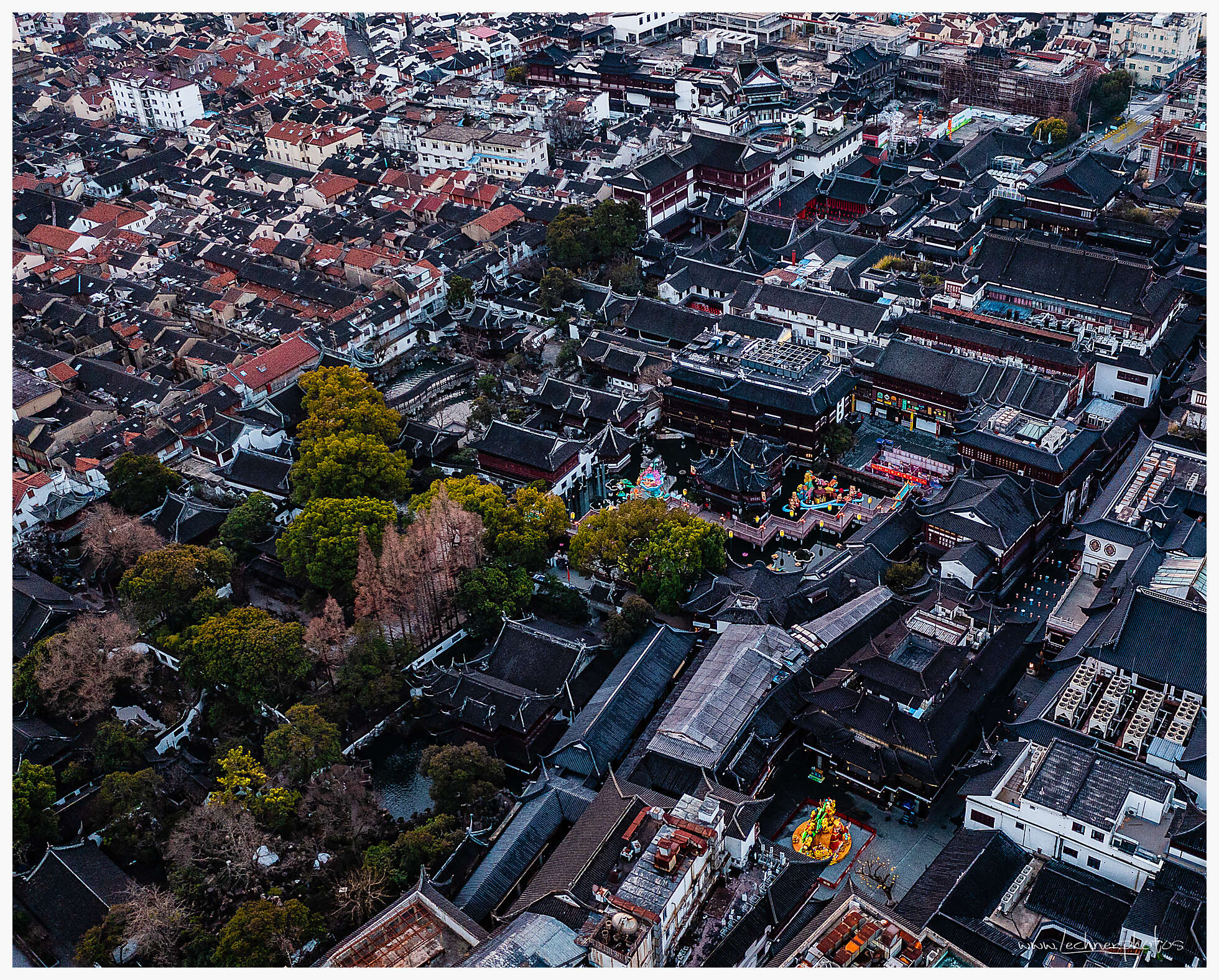 Yu Garden from above