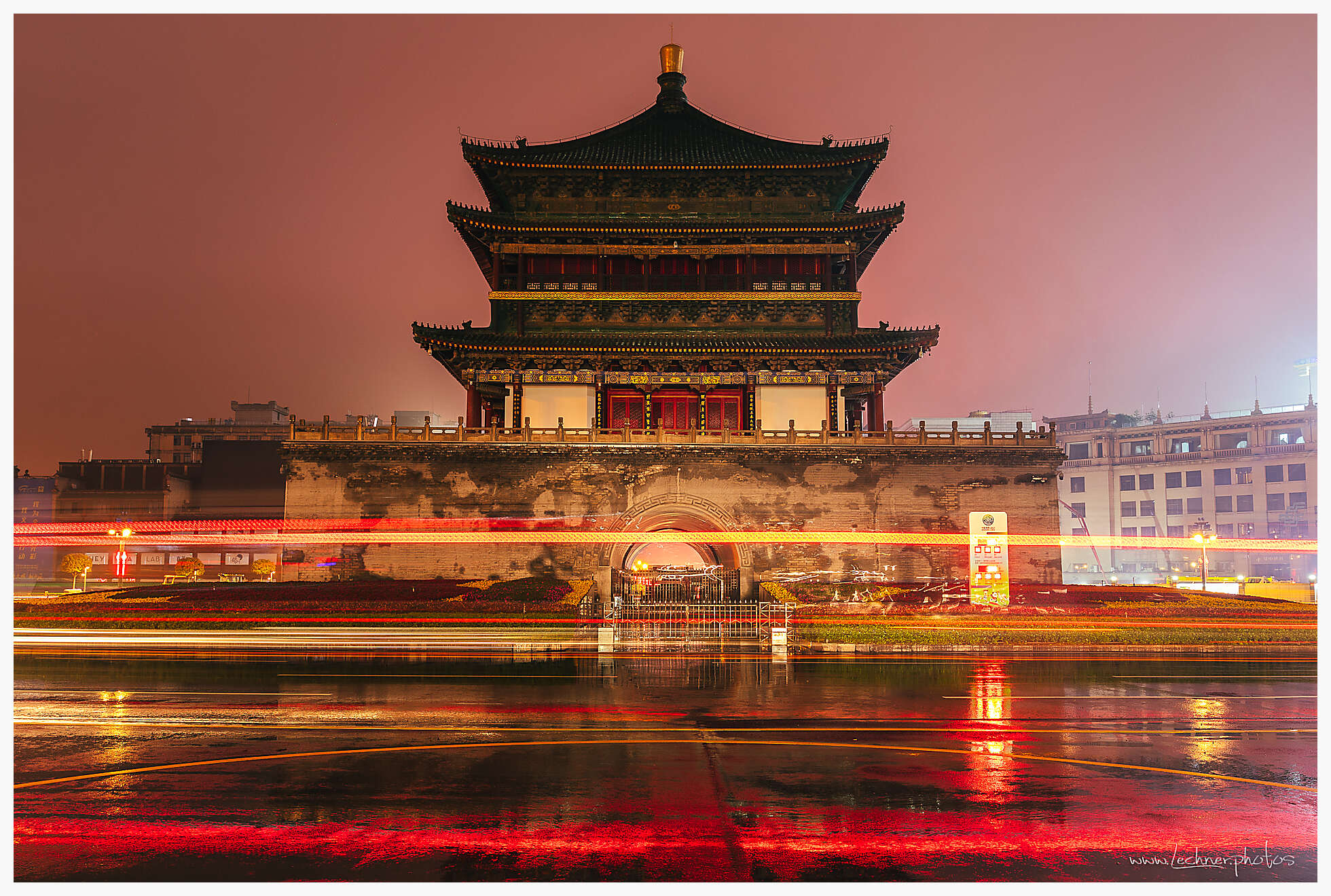 Bell tower with the lights off